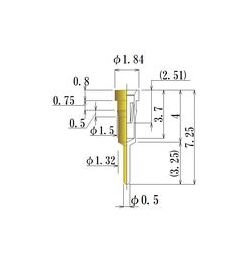 JCC Small Size Round Socket Pin - 0.38-0.63mm Acceptable Plug Diameter - Image 1