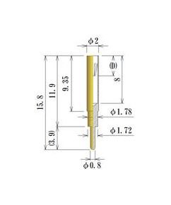 JCC Medium Size Round Socket Pin 0.90-1.10mm Acceptable Plug Diameter - Image 1