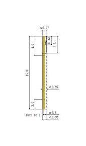 JCC 0.30-0.52mm Small Size Round Socket Pin