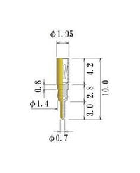 JCC Medium Size Round Socket Pin 0.70-1.05mm Acceptable Plug Dia