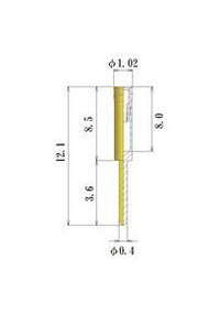 JCC Small Size Round Socket Pin - Acceptable Plug Diameter 0.30-0.52mm