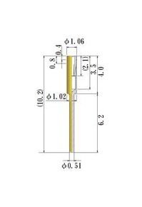 JCC Small Size Socket Pin 0.38-0.64mm Acceptable Plug Diameter - Image 1