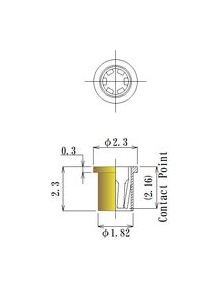 JCC 1.00-1.25mm Through Hole Short Round Socket Pin - Image 1