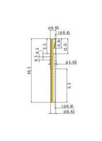 Small Size Round Socket Pins - 0.30 to 0.52mm Acceptable Plug Diameter