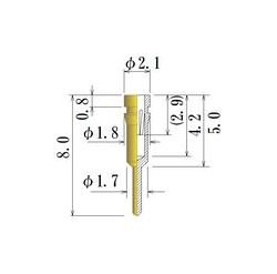 JCC Medium Size Round Socket Pin (0.60-0.75mm) - Image 1