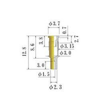 Medium Size Round Socket Pin (1.70-2.00mm) with Au Plating by JCC