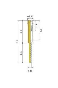 JCC 0.30-0.52mm Socket Pin for Small Size Applications