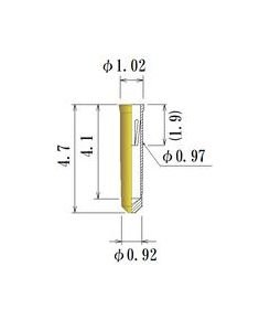 JCC Small Size Socket Pin - 0.30-0.52mm Acceptable Plug Diameter - Image 1