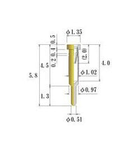 JCC 0.30-0.52mm Acceptable Plug Diameter Round Socket Pin