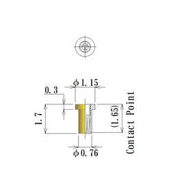 0.21-0.38mm Through-Hole Short Round Socket Pin, JCC Brand - Image 2