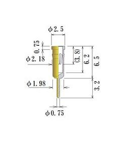 JCC 0.90-1.10mm Medium Round Socket Pin - Image 1