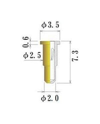 JCC 0.70-1.05mm Medium Size Round Socket Pin