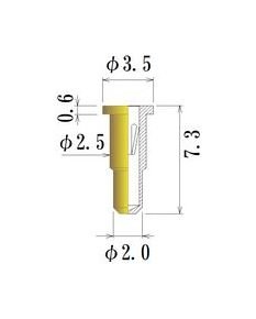 JCC 0.70-1.05mm Medium Size Round Socket Pin - Image 1