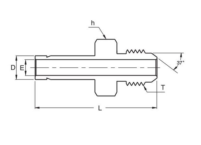 1/4in Tube to AN Adapter Fitting - Image 2