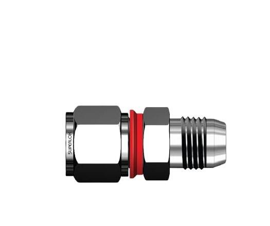 SAUI Series 1/4 Inch Tube Outside Diameter AN Tube Flare Size Union - Image 1