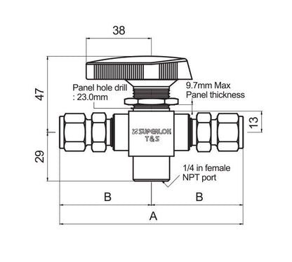 SBT Series 3.8mm Trunnion Ball Valve - Image 2