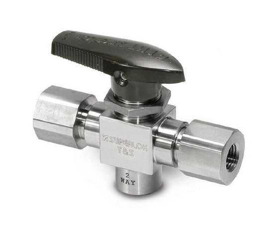 SBT Series 3.8mm Trunnion Ball Valve with 8mm SUPERLOK® Connections - Image 1