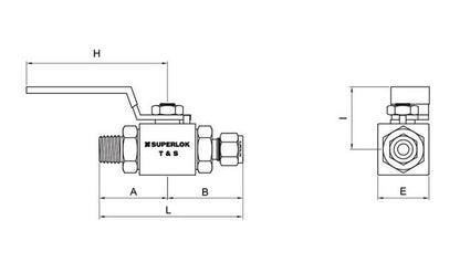 High Pressure Ball Valve SBVH360-3 - Image 2