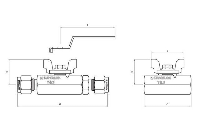 SBV210 Series 12.5mm Orifice Two-Piece Ball Valve - Image 2