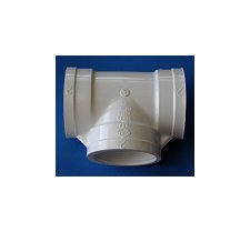 2 Inch Schedule 80 PVC Tee Fitting, Female NPT, FlexPVC® - Image 1