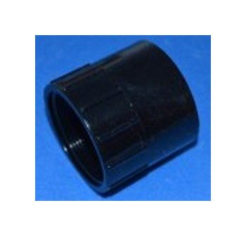 1-1/2" Schedule 40 Gray PVC Female Adapter Fitting - Image 1