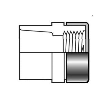 FlexPVC Schedule 80 PVC 1.5-inch Female Adapter Fitting - Image 1