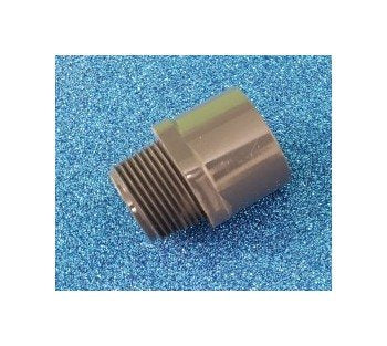 1 Inch Schedule 40 Gray PVC Male Adapter Fitting - Image 1