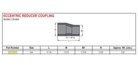 6 X 4 Inch Schedule 80 PVC Coupler