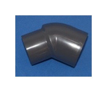 2" Schedule 80 PVC Elbow, 45 Degree Angle - Image 1