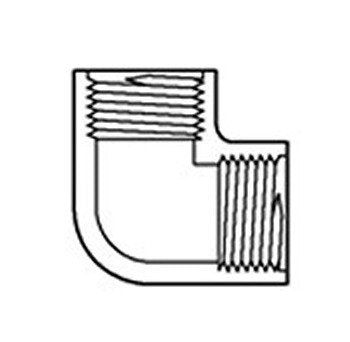 Schedule 80 PVC 1/2-inch 90 Degree Elbow - Image 1
