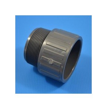 FlexPVC® Schedule 80 4 Inch PVC Male Adapter Fitting - Image 1