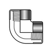3/8 Inch Schedule 80 PVC 90 Degree Elbow