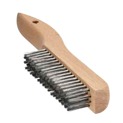 Tanis® 10 x 1-1/8 Inch Steel Shoe Handle Platers' Brush - Image 1
