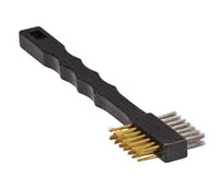 Tanis® Stainless Steel/Nylon Welders Brush - 7-1/4 x 7/16 Inch Block Size