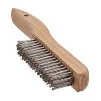 Tanis® Stainless Steel Shoe Handle Scratch Brush, 10 x 1-1/8 in