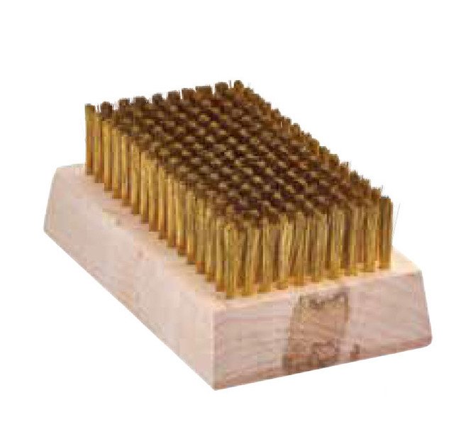 Tanis® Brass Large Anilox Brush - 2-5/8 x 6-1/2 in - Image 1