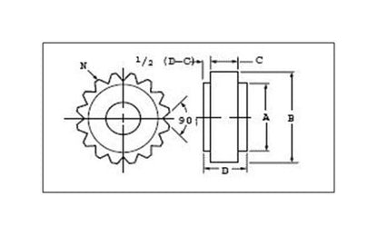 Square Gear Opening Ratchet Wrench - Model 26 (28mm) - Image 3