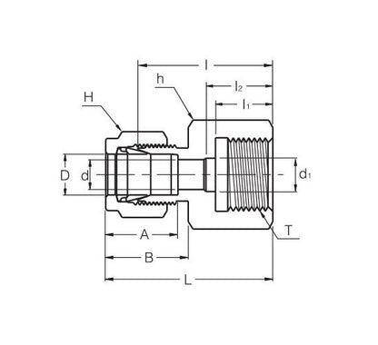 SGCI Series 10mm Tube Connector Fitting - Image 2