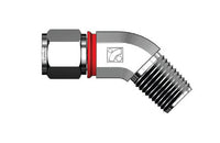 45 Degree Male Elbow Connector for 3/8in Tubes with NPT Threads