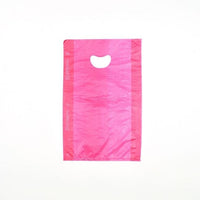 Plastronic Handle Bag - Red, 13 x 3 x 21 Inch, 500-Count