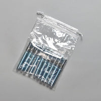 Clear Double Pull Drawstring Bags - 4 x 6 Inch, Case of 2,000