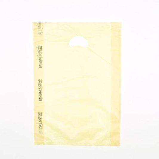 Heavy-Duty Beige Handle Bag - 16 x 14 x 24 Inch, Pack of 500 - Image 1