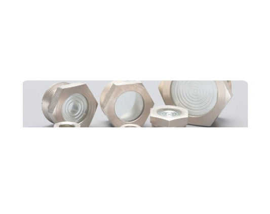 Reflex Threaded Sight Glass - Nickel Plated CRS - Image 1