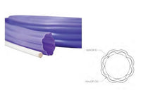 Purple Silicone Star Tubing 1.25 Inch ID - 25 ft
