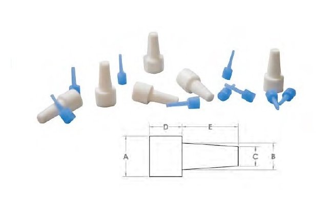 White Silicone Step Plug - Image 1