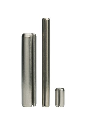 SPIROL Standard Slotted Spring Pin - .187 x 1.250 Nickel Stainless Steel - Image 1