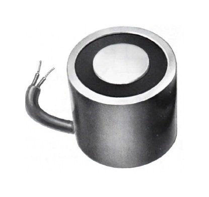 Small Round Flat Faced Electromagnet - 1000 lb Pull Capacity - Image 1