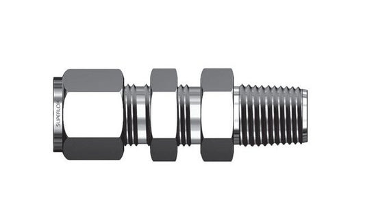 SMCB Series 1" Bulkhead Male Connector Fitting - Image 1