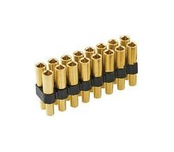 JCC 2.54mm Pitch Dual Round Pin Power Transistor Socket - Image 1