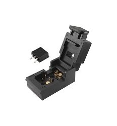 JCC 16 x 27.9mm Clamshell Power Transistor Socket for TO-263/D2-PAK - Image 1